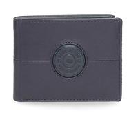 Pepe Jeans Cracker Cartera Horizontal con Monedero Azul 11x8x1 cms Piel