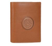 Pepe Jeans Cracker Cartera Vertical con Tarjetero Beige 8,5x10,5x1 cms Piel by Joumma Bags