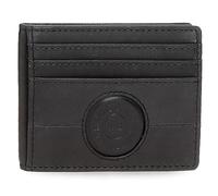 Pepe Jeans Cracker Tarjetero Negro 9,5x7,5 cms Piel