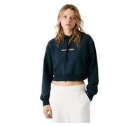 Pepe Jeans Cropped Logo Hoody Sudadera, Azul (Azul Dulwich), M para Mujer
