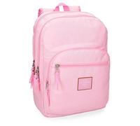 Pepe Jeans Cross Mochila doble compartimento, 44 cm, color Rosa