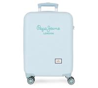 Pepe Jeans Dalma Maleta de Cabina Azul 40x55x20 cms Rígido 2 kgs Cierre TSA ABS 2 kgs 34 L Equipaje de Mano by Joumma Bags