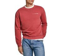Pepe Jeans Davy Crew Sudadera, Rojo (Ruby Red), S para Hombre