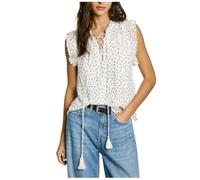 Pepe Jeans Deb Camisa, Blanco (Blanco Mousse), XS para Mujer