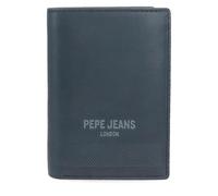 Pepe Jeans Deep Cartera Vertical con Monedero Azul 8,5x11,5x1 cms Piel by Joumma Bags
