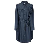 Pepe Jeans Denim Shirt Dress Victoria Vestido, Azul (Denim-5a0), XXS Mujer, Azul (Denim-5a0), XXS