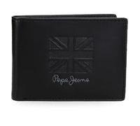 Pepe Jeans Denver Billetero con Monedero Azul 11,5x8x1 cms Piel by Joumma Bags