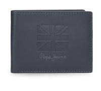 Pepe Jeans Denver Billetero con Monedero Azul 11,5x8x1 cms Piel by Joumma Bags