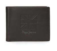 Pepe Jeans Denver Billetero con Monedero Azul 11,5x8x1 cms Piel by Joumma Bags