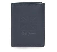 Pepe Jeans Denver Cartera Vertical Azul 8,5x10,5x1 cms Piel by Joumma Bags