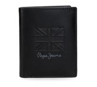 Pepe Jeans Denver Cartera Vertical Azul 8,5x10,5x1 cms Piel by Joumma Bags