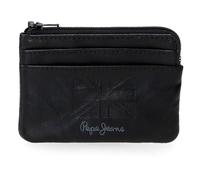 Pepe Jeans Denver Monedero con Tarjetero Azul 11x7x1,5 cms Piel by Joumma Bags