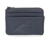 Pepe Jeans Denver Monedero con Tarjetero Azul 11x7x1,5 cms Piel by Joumma Bags
