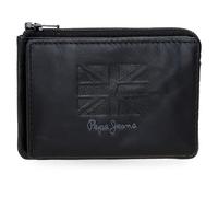 Pepe Jeans Denver Monedero con Tarjetero Azul 11x7x1,5 cms Piel by Joumma Bags