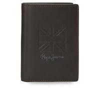 Pepe Jeans Denver Tarjetero Vertical Azul 9x11x1 cms Piel by Joumma Bags