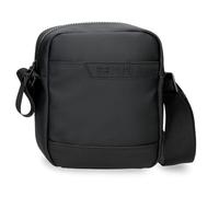 Pepe Jeans Dorking Bandolera Pequeña Negro 15x19,5x6 cms Poliéster con Detalles en Piel Sintética by Joumma Bags