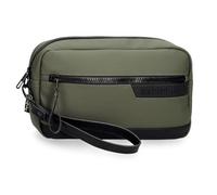 Pepe Jeans Dorking Bolso de Mano Verde 24,5x15x6 cms Poliéster con Detalles en Piel Sintética by Joumma Bags