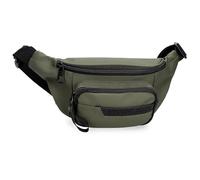 Pepe Jeans Dorking Riñonera Verde 30x13x5 cms Poliéster con Detalles en Piel Sintética by Joumma Bags