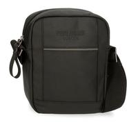 Pepe Jeans Dortmund Bandolera Pequeña Gris 15x19,5x6 cms Algodón, Poliéster y PU. 1,76L by Joumma Bags