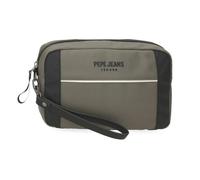 Pepe Jeans Dortmund Bolso de Mano Verde 24,5x15x6 cms Poliéster 2,21L by Joumma Bags