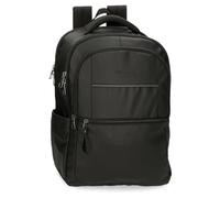 Pepe Jeans Dortmund Mochila para Portátil Portátil 15,6 Pulgadas Gris 31x44x15 cms Algodón, Poliéster y PU. 20,46L by Joumma Bags
