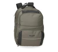 Pepe Jeans Dortmund Mochila para Portátil 15,6" Verde 29x40x16 cms Poliéster 18,56L by Joumma Bags