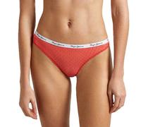 Pepe Jeans Dot 3P Thong, Rojo (Red), S para Mujer
