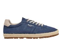 Pepe Jeans Drenan Sporty Sneaker para Hombre, Azul (Washed Navy Blue), 6