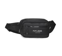 Pepe Jeans Durham Bandolera Mediana Negro 17x22x8 cms Poliéster by Joumma Bags