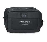 Pepe Jeans Durham Bolso de Mano Negro 24,5x15x6 cms Poliéster by Joumma Bags
