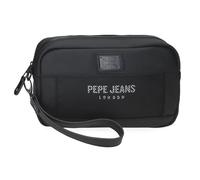 Pepe Jeans Durham Riñonera Negro 21x12,5x7 cms Poliéster con detalles en Piel Sintética by Joumma Bags