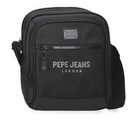 Pepe Jeans Durham Riñonera Negro 25x15x2,5 cms Poliéster by Joumma Bags
