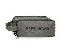 Pepe Jeans Edmon Estuche Triple Gris 22x10x9 cms Poliéster by Joumma Bags
