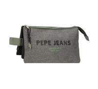 Pepe Jeans Edmon Estuche Triple Gris 22x12x5 cms Poliéster by Joumma Bags