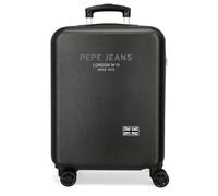 Pepe Jeans Edmon Maleta de Cabina Negro 38x55x20 cms Rígido 2,5 kgs Cierre de combinación Lateral ABS 2,5 kgs 35L Equipaje de Mano by Joumma Bags