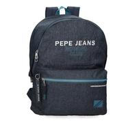 Pepe Jeans Edmon Mochila Escolar Azul 31x44x17,5 cms Poliéster 23,87L by Joumma Bags