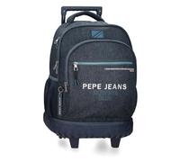 Pepe Jeans Edmon Mochila Escolar Azul 33x44x21 cms Poliéster 28,9L by Joumma Bags