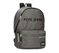 Pepe Jeans Edmon Mochila para portátil 15,6" Adaptable a carros Gris 31x44x17,5 cms Poliéster by Joumma Bags