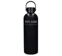 Pepe Jeans Edward Botella de Acero Inoxidable Negro 7,4x23,5x7,4 cms Acero Inoxidable by Joumma Bags