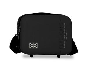Pepe Jeans Edward Nececer Adaptable Negro 25x21x15 cm Rígido ABS 7,8L 0,8 kgs by Joumma Bags