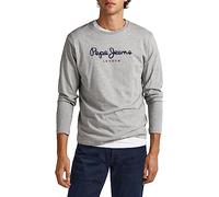 Pepe Jeans Eggo Camiseta para Hombre Slim Fit Manga Larga Gris, S