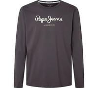 Pepe Jeans Eggo Long N, Camiseta para Hombre, Negro (Washed Black), S