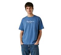 Pepe Jeans Eggo N Camiseta, Azul (Azul Marino Lavado), M para Hombre