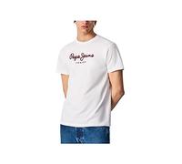 Pepe Jeans Eggo N Camiseta, Blanco (Blanco), M para Hombre