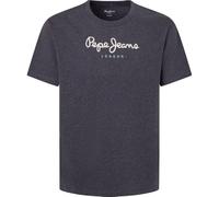 Pepe Jeans Camiseta de hombre básica de manga corta con logotipo en el pecho. Gris 4/L