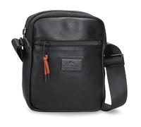 Pepe Jeans Egham Bolso de Mano Negro 25x16x1 cms Poliéster