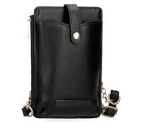 Pepe Jeans Elia Bandolera Portamóvil Negro 9,5x16,5 cms Piel sintética by Joumma Bags