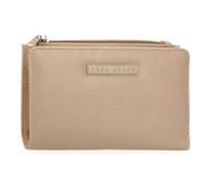 Pepe Jeans Elia Cartera con Tarjetero Beige 17x10x2 cms Piel sintética by Joumma Bags