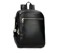 Pepe Jeans Elia Mochila para Portátil Negro 25x37x10 cms Piel sintética 9,25L by Joumma Bags