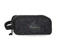 Pepe Jeans Eloise Estuche Triple Azul 22x10x9 cm Poliéster by Joumma Bags